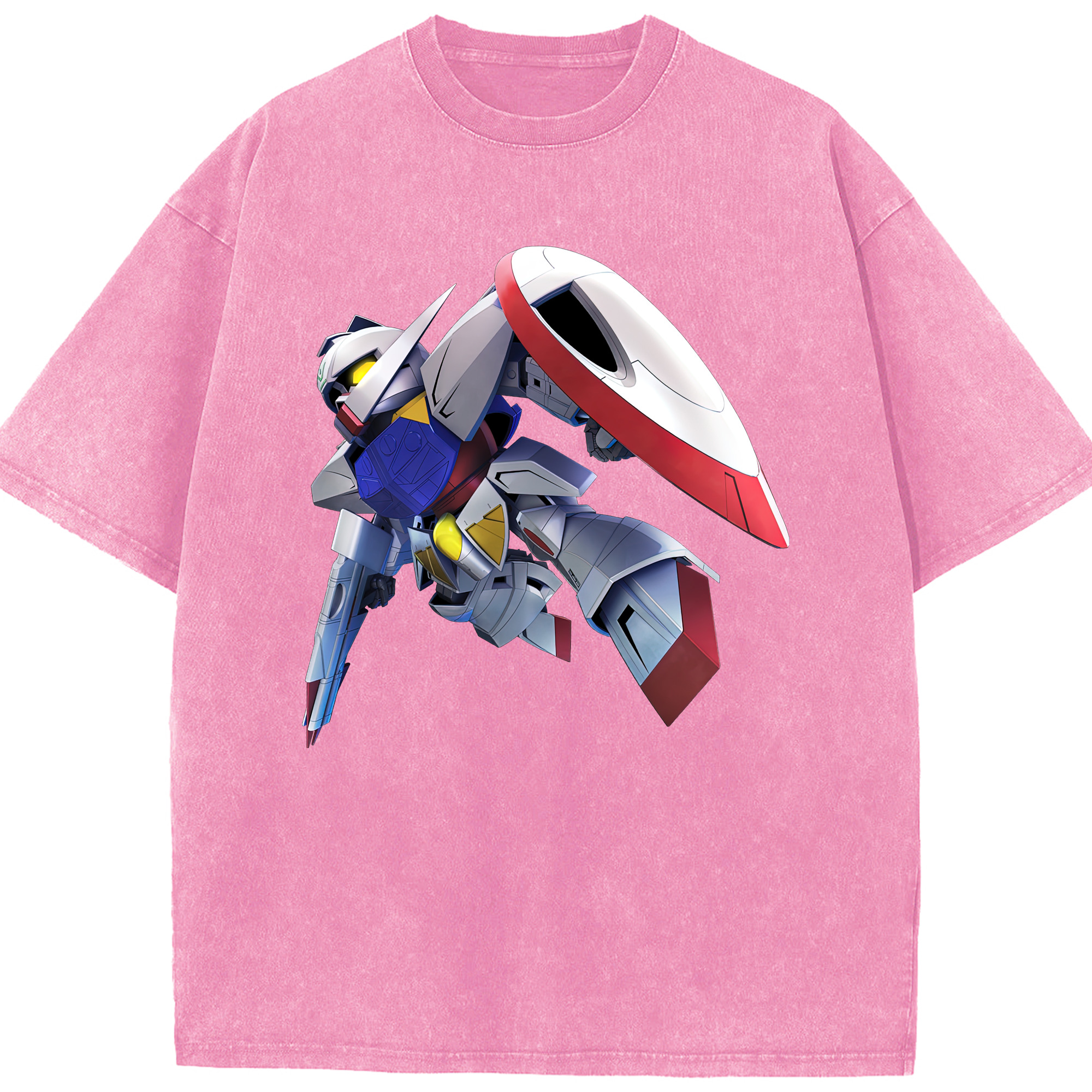 （画像用） 機動戦士ガンダム Mobile Suit Gundam 綿100% ヴィンテージ風 半袖Tシャツ（フロントプリント）